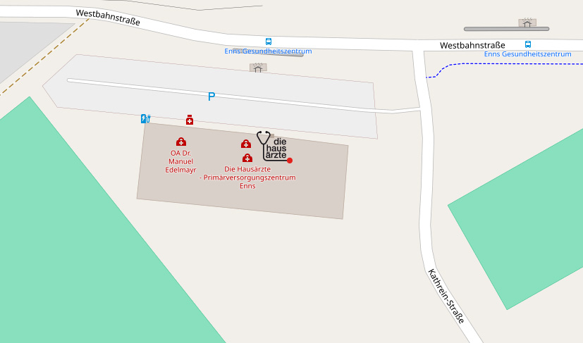 Anfahrtskarte PVZ Enns
